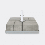 B114 - Εξωτερική µεταφερόμενη βάση με µεταλλικό πλαίσιο και 8 τεμ. µονομπλόκ σκυρόδεµα